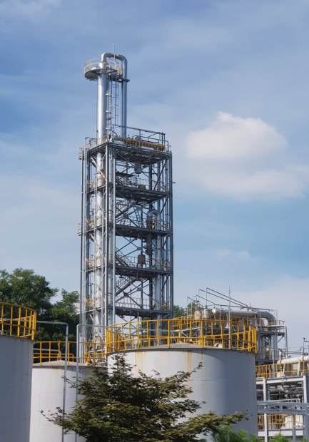 폐유기용제 정제설비